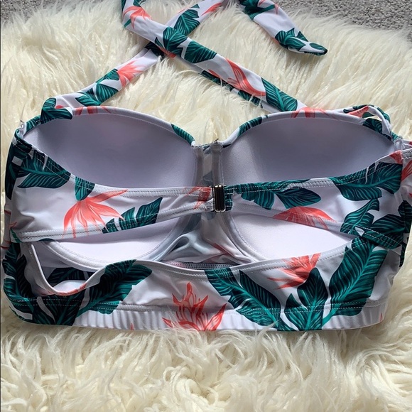 NWOT Retro high waste swim suit - Picture 2 of 2